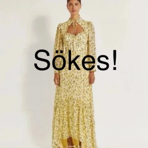 SÖKES by Malina Lucille dress strl S/M - Sökes! By Malina Lucille dress i antingen storlek S eller M. Är villig att betala 1800kr men det är såklart förhandlingsbart. Skriv gärna ett meddelande om du har en klänning du vill sälja!