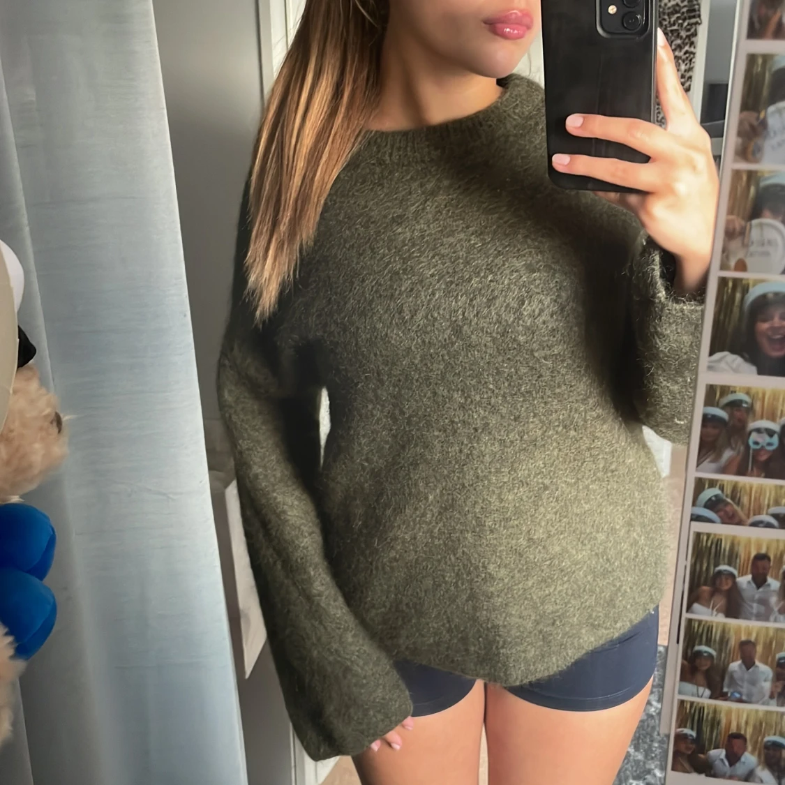 Stickad Tröja mohair - 90