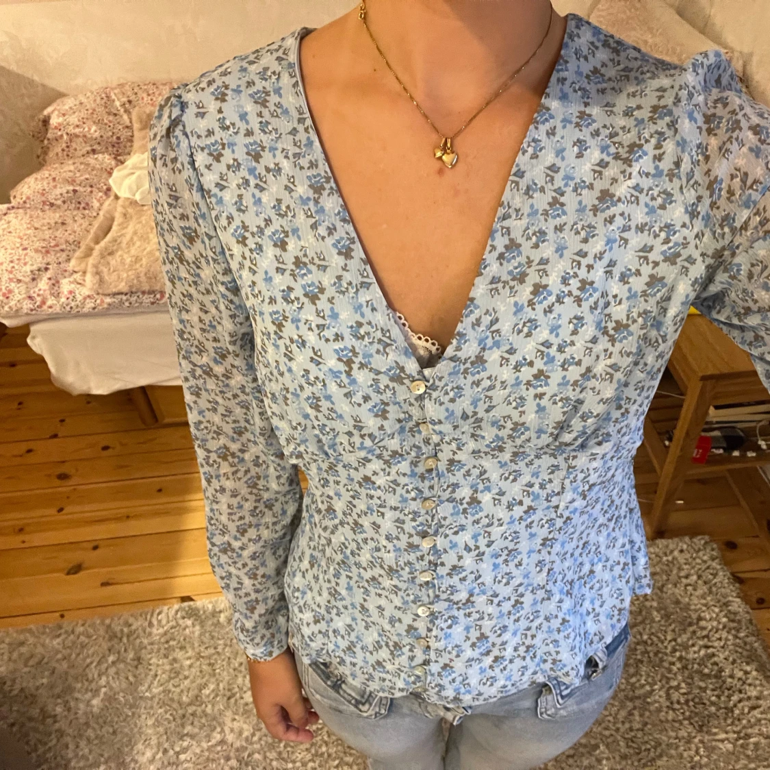 Långärmad blus - 90