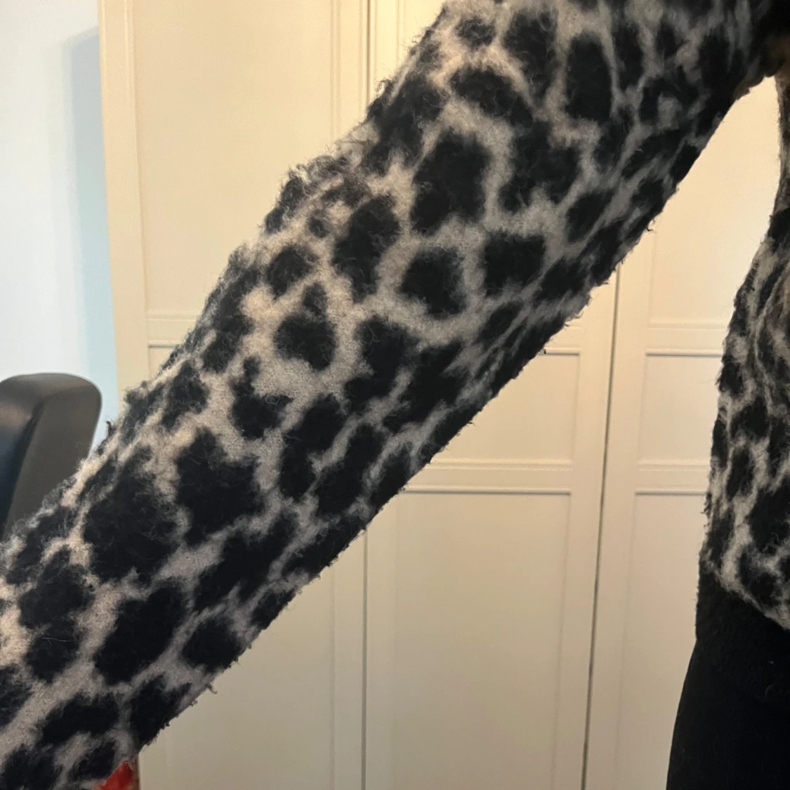 Leopard stickad tröja - 91