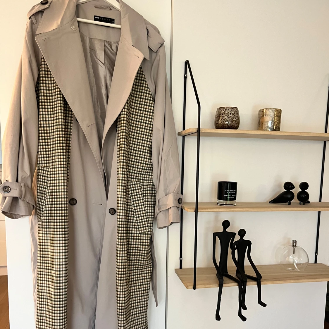 Rutig trenchcoat - 91