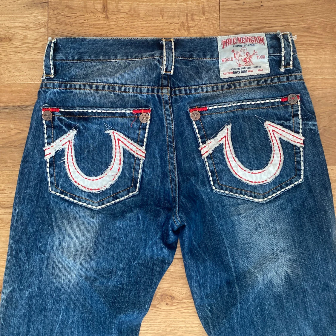 True Religion jeans med broderade fickor - 91