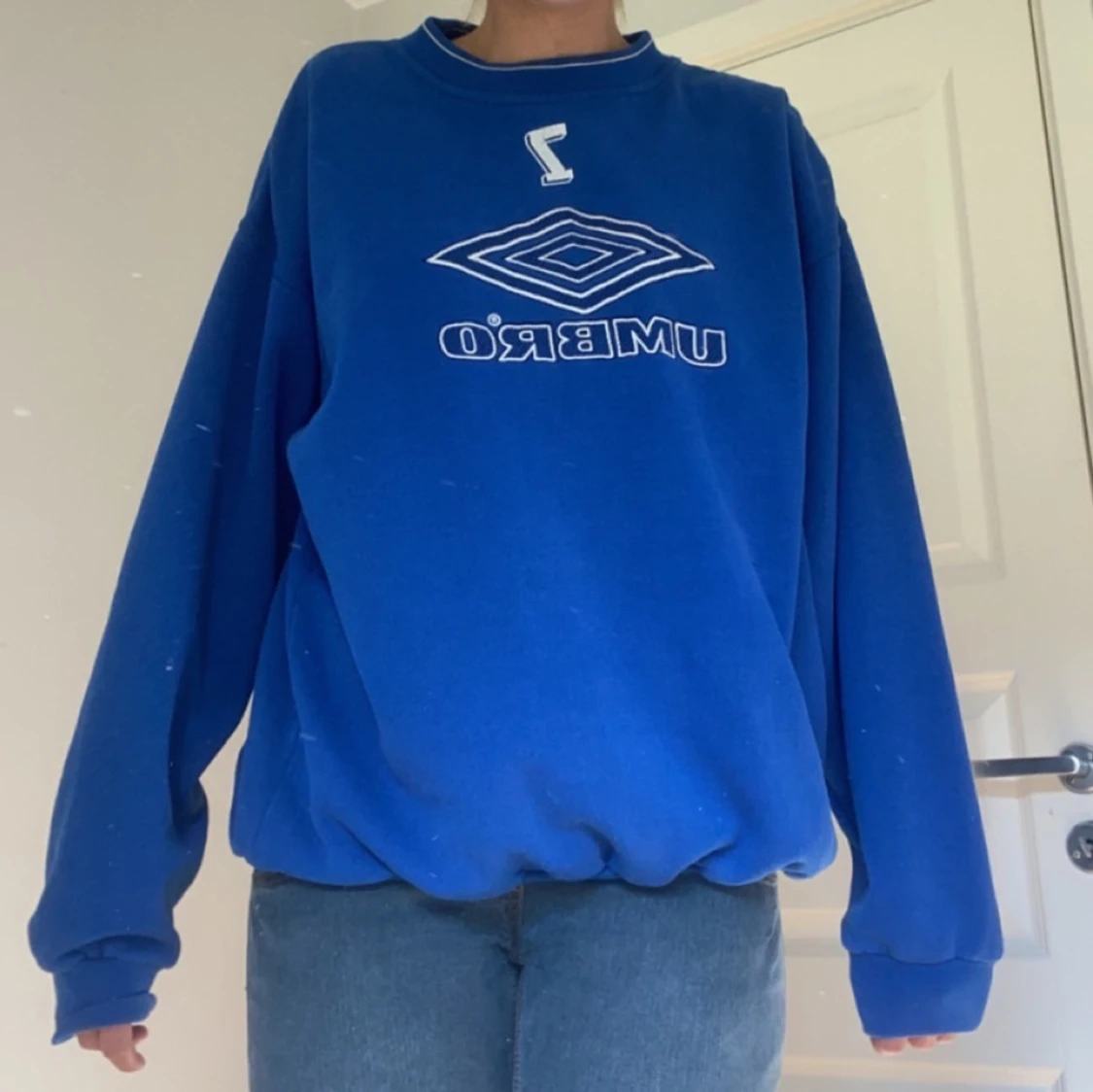 Blå sweatshirt från Umbro