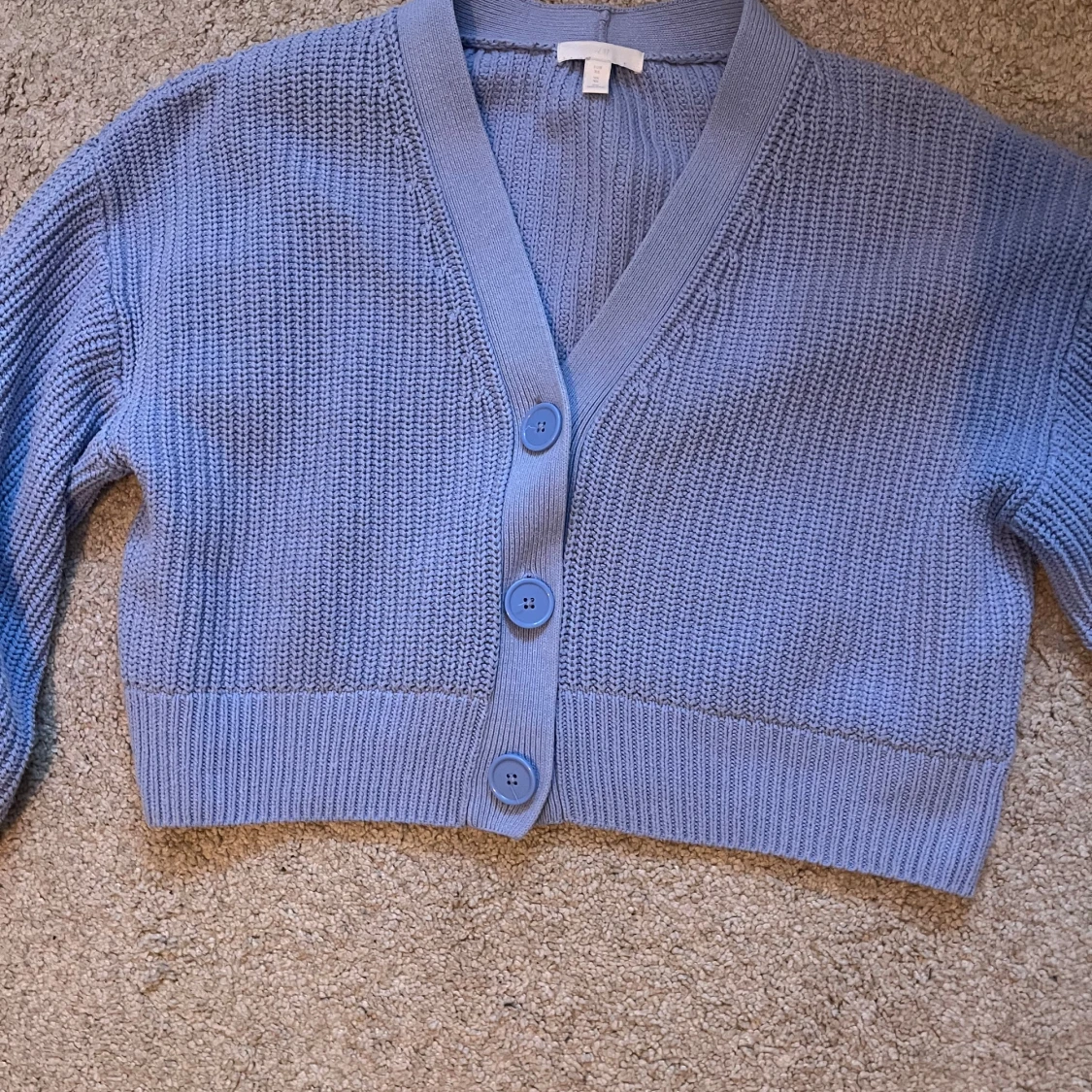Himmelsblå kofta - 90