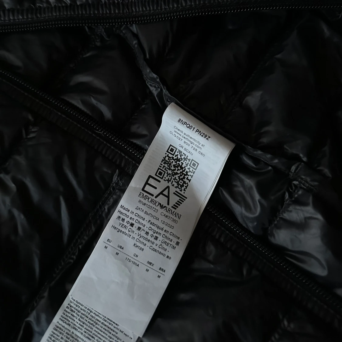 Svart dunväst från Emporio Armani - 92