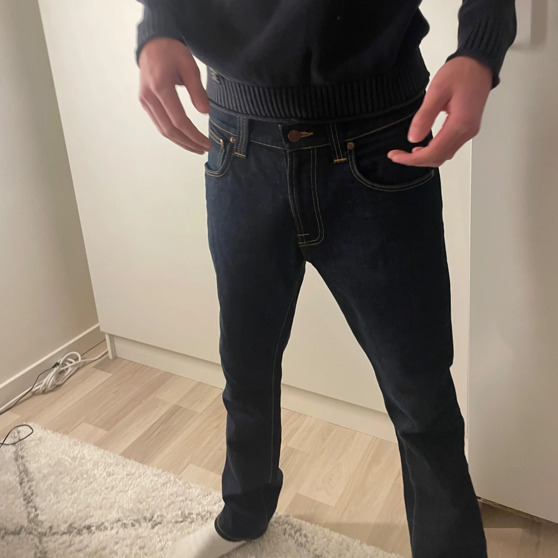 Mörkblå jeans från Nudie Jeans Co  - 92