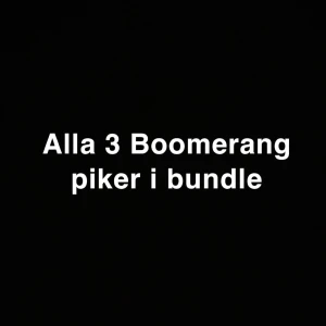 Boomerang pike bundle - Alla 3 boomerang piker i en bundle för 500kr