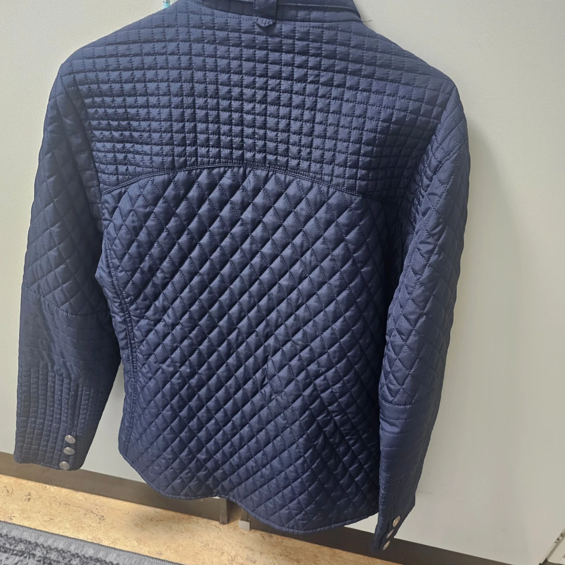 Blå quiltad jacka från Burberry Brit - 90