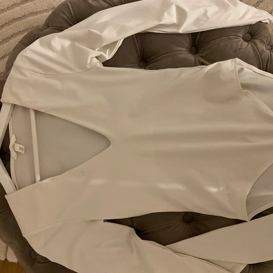 Vit långärmad body h&m - 90