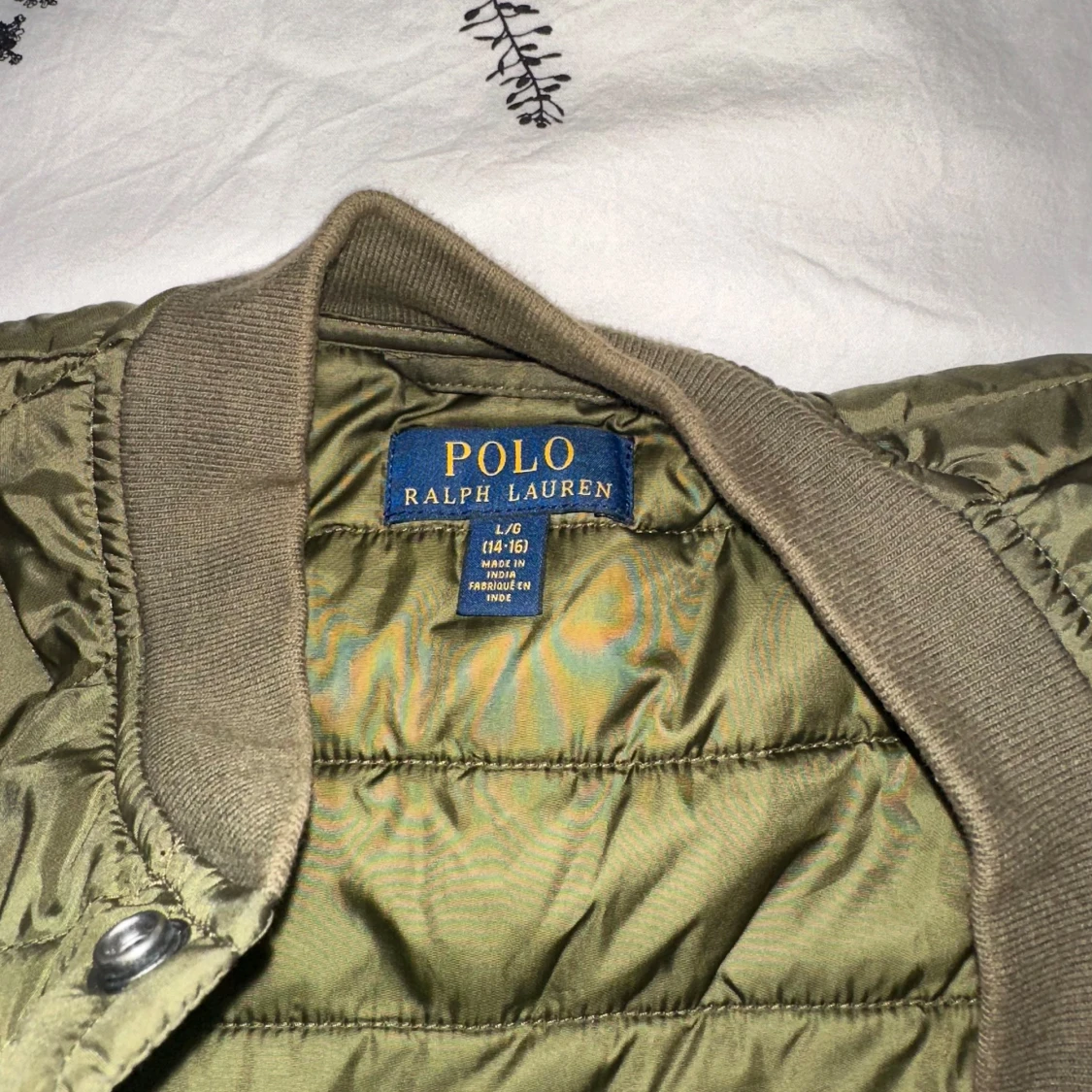 Olivgrön quiltad jacka från Polo Ralph Lauren - 91