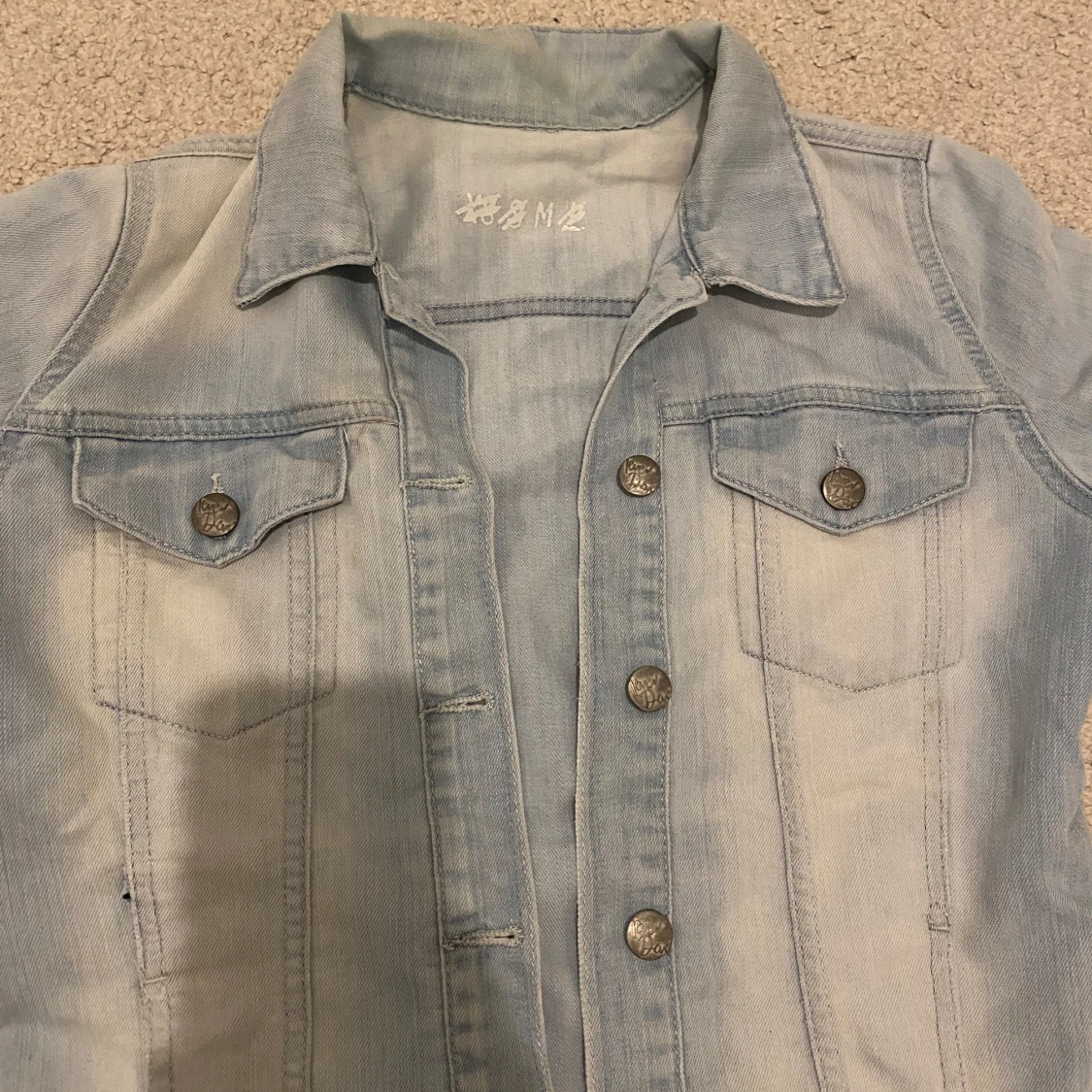 Ljusblå jeansjacka - 91