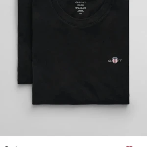 Gant 2 pack t-shirt oanvänd  - Svart T shirt Gant stl 170 2 pack helt oanvända köpt på Kids Brand Store, nypris 299kr 