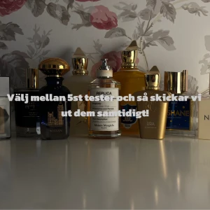 Mix and match parfymer - Skriv vilka 5 parfymer du vill köpa och sedan skickas alla samtidigt!