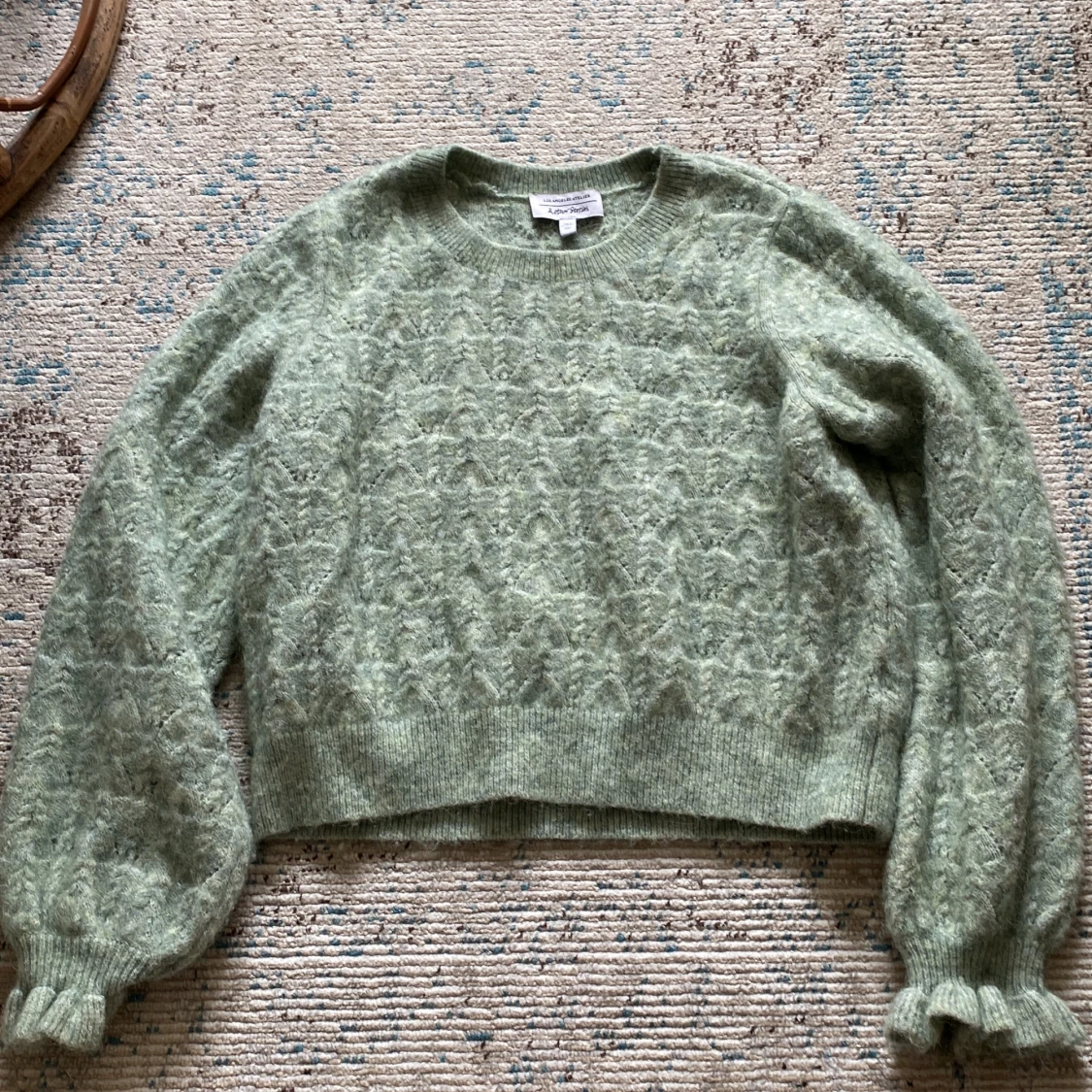 Grön stickad tröja