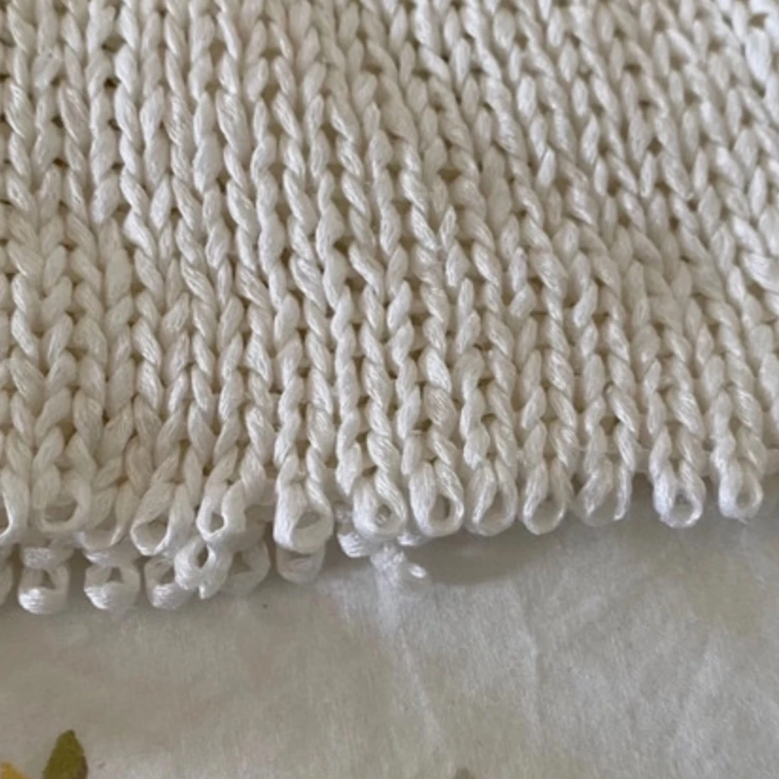 Vit stickad tröja med stjärna från Selected Touch - 4