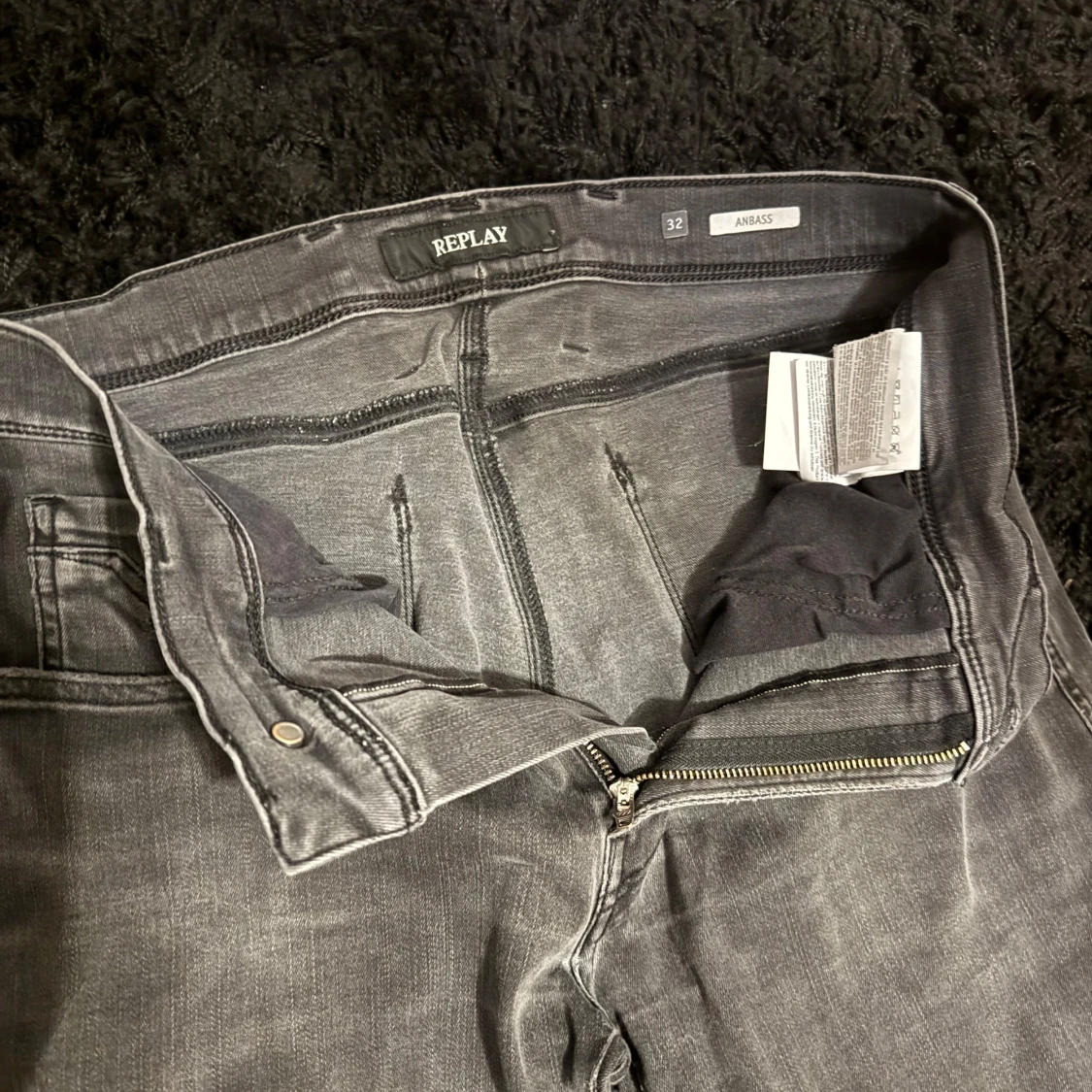 Grå Replay anbass W32 L34 - 2