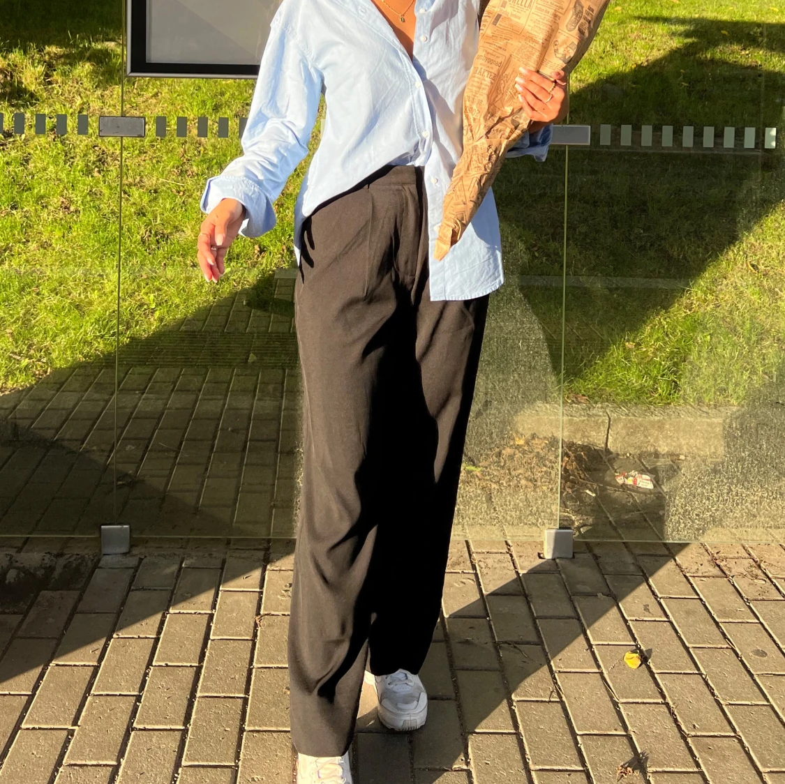 Svarta kostymbyxor - 1