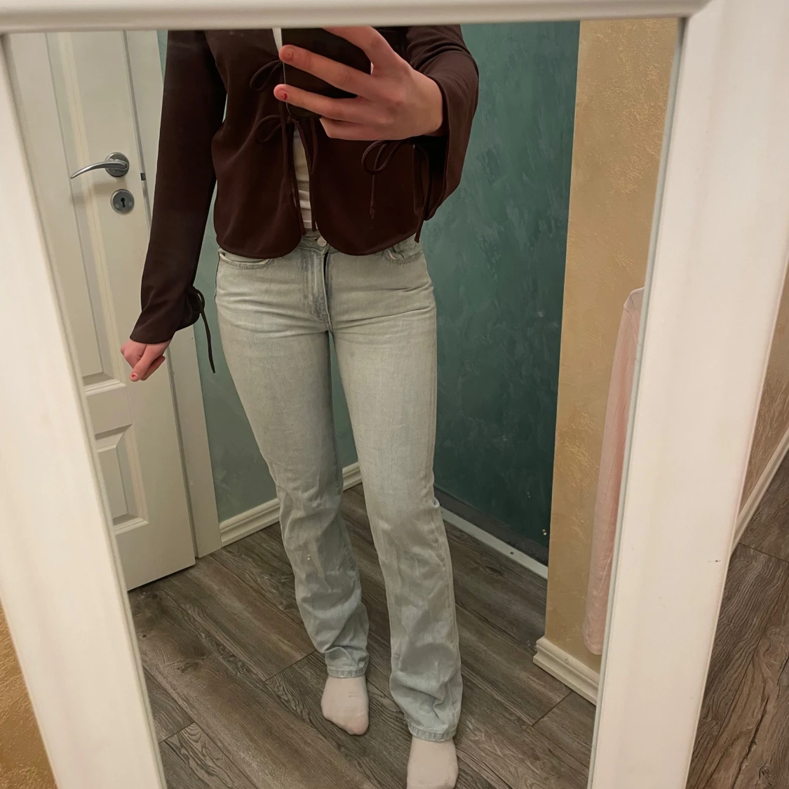 Low waist bootcut jeans