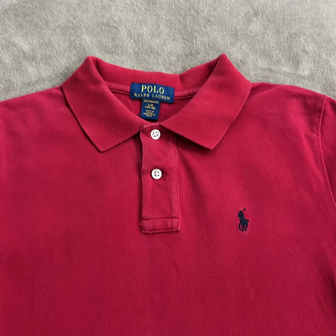 Röd pikétröja från Ralph Lauren - 1