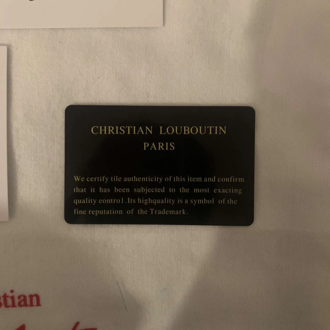 Christian Louboutin Paris grå - 92