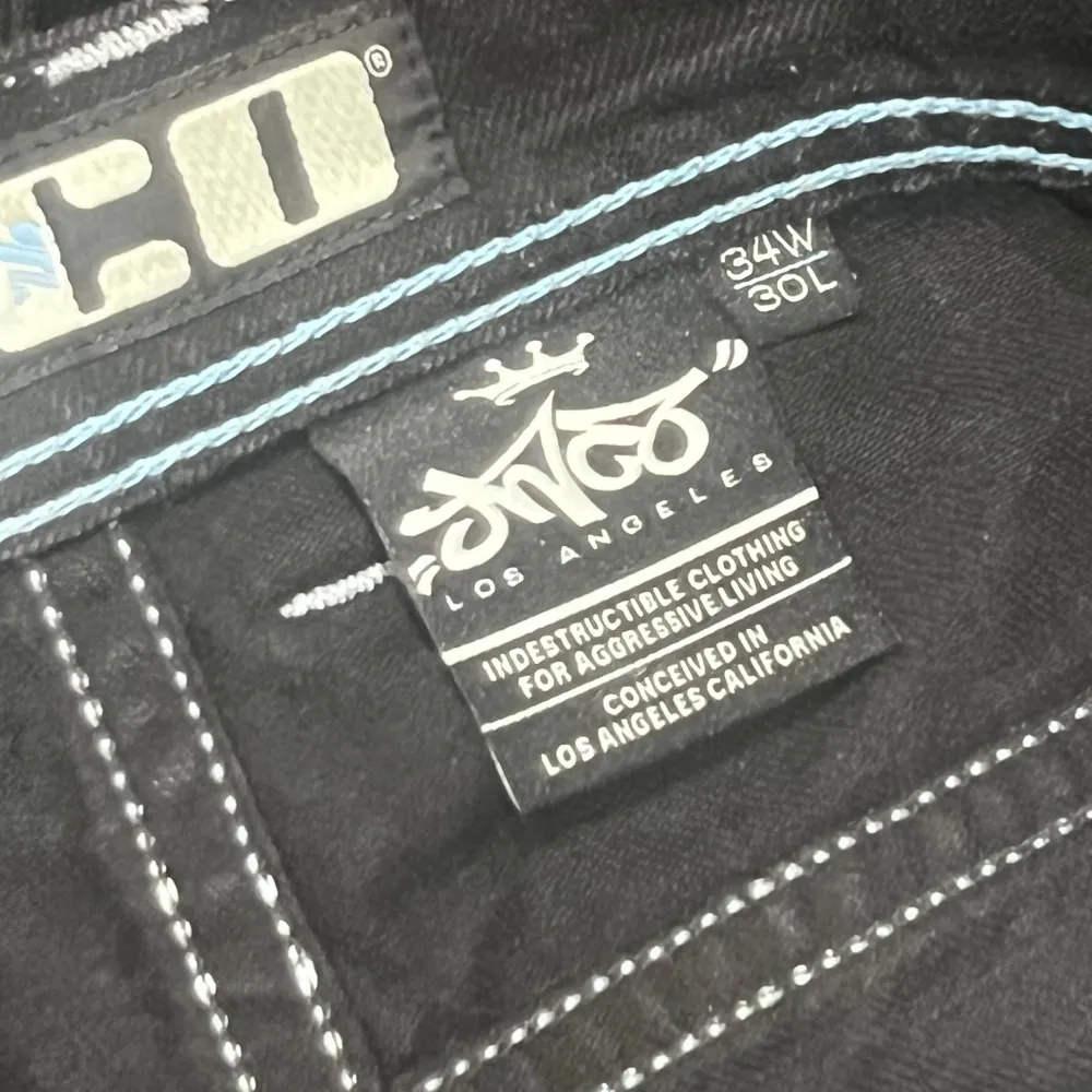 Jnco crown jeans, kom med bud🤗 Lite heelbite!! W34 L30 45/104/38/32. Jeans & Byxor.