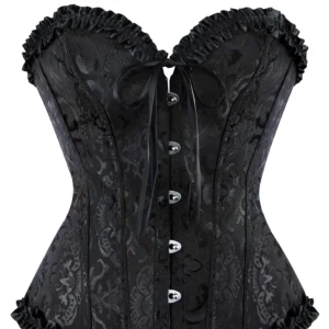 Svart korsett  - Helt oanvänd svart korsett i storlek xs 