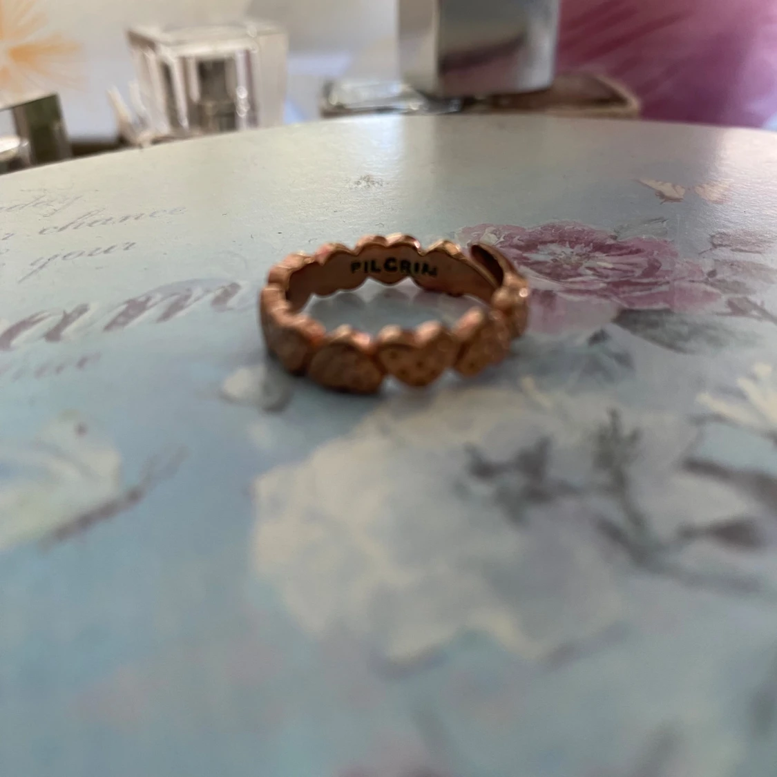 Pilgrim ring i roséfärgat  - 91