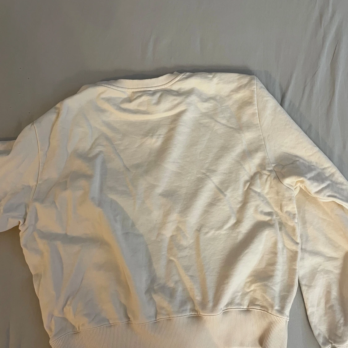 Vit sweatshirt från Bread & Boxers - 91