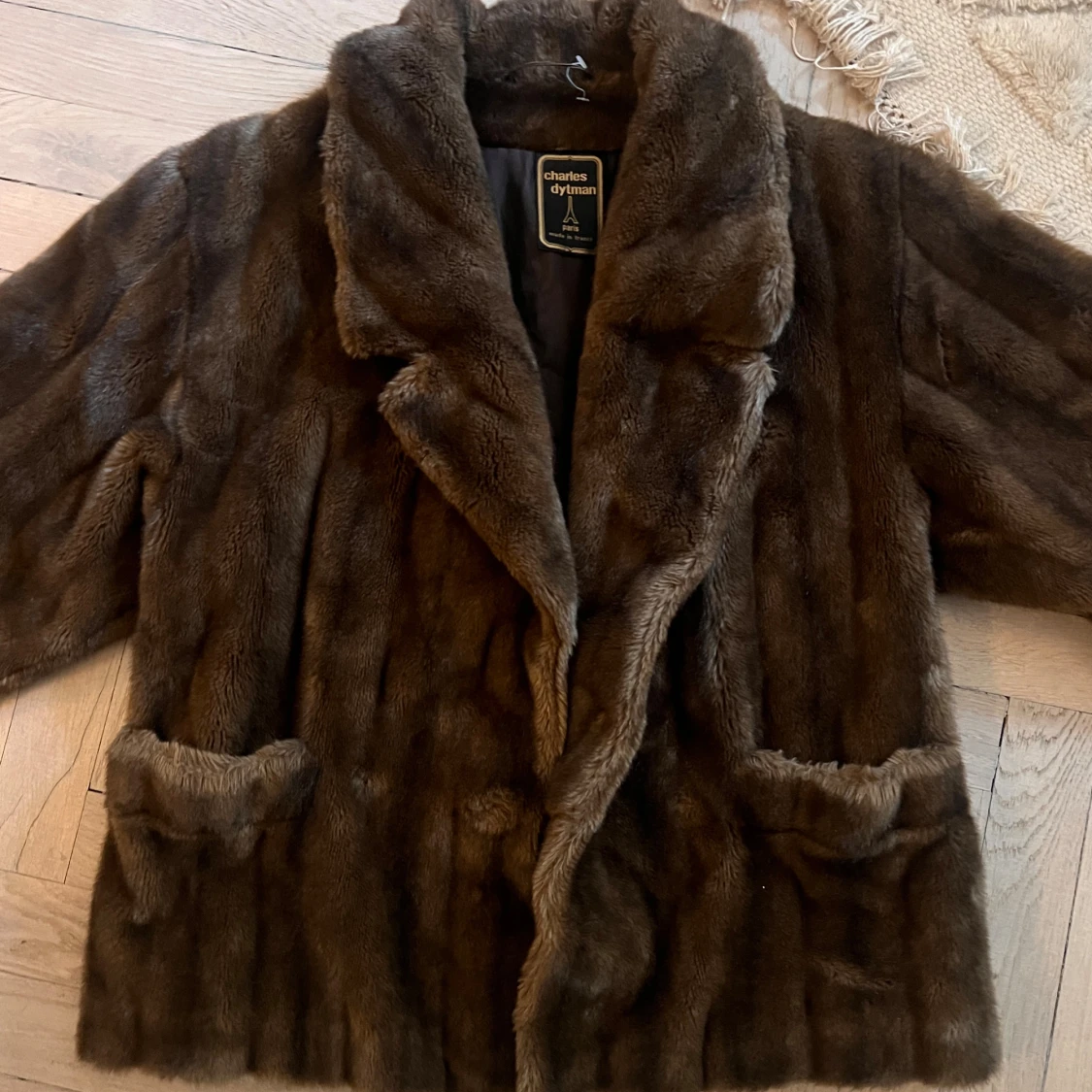 faux fur jacka - 91