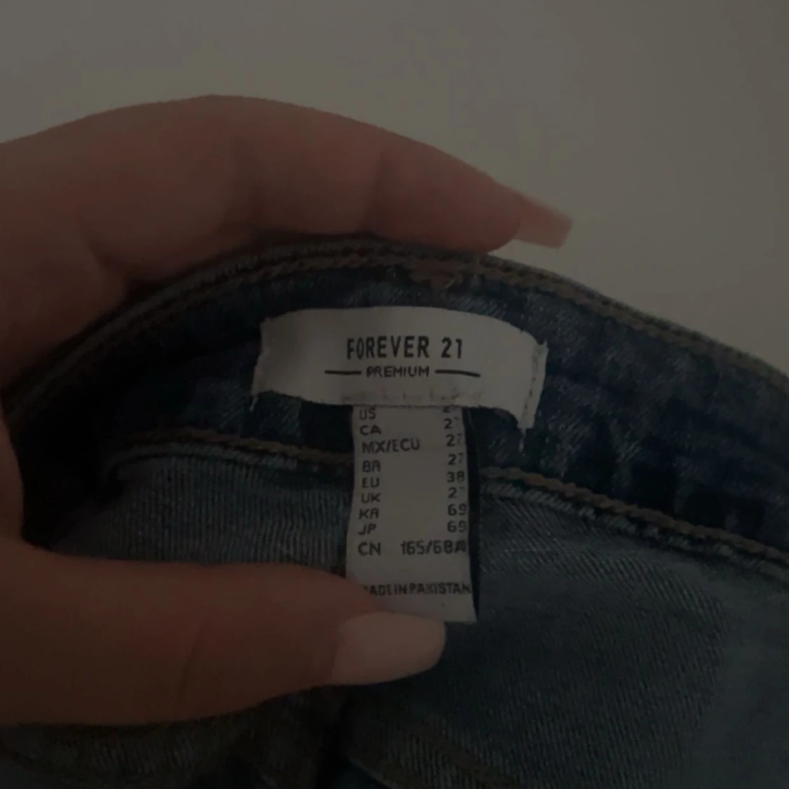 lågmidjade jeans bootcut  - 92