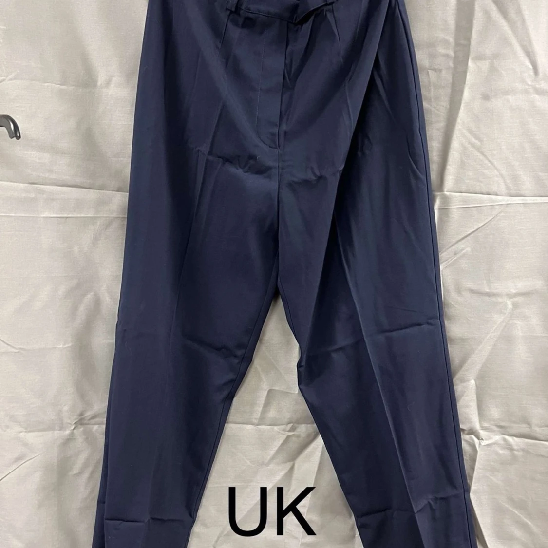 Marinblåa kostymbyxor