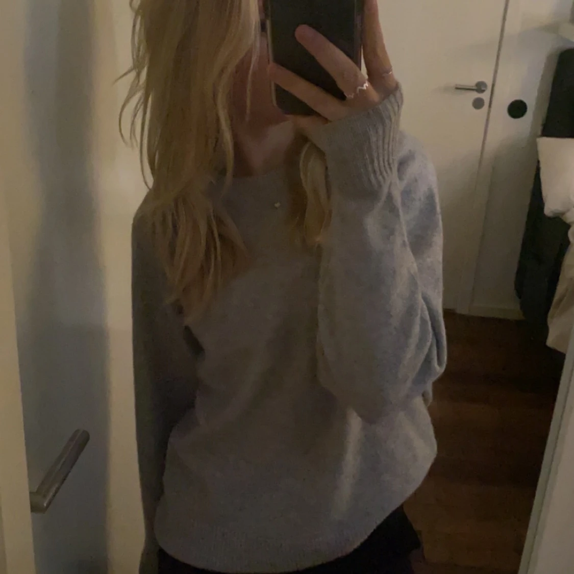 Stickad tröja xs - 90