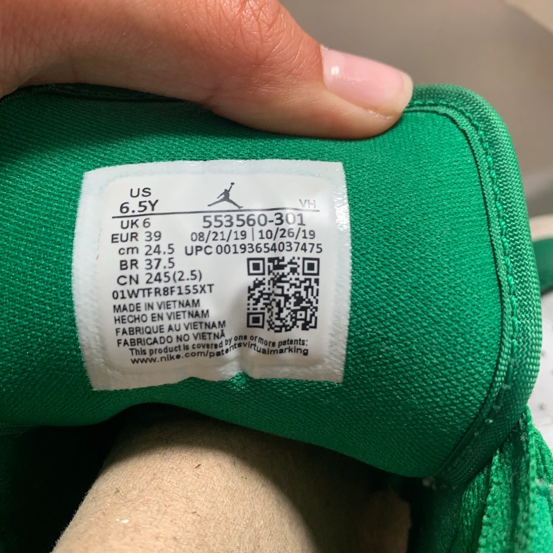 Jordan 1 pine green low - 91