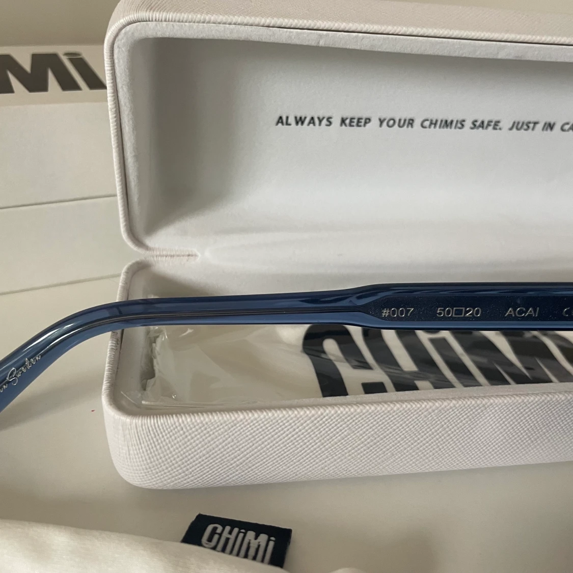 Chimi blåa solglasögon - 91