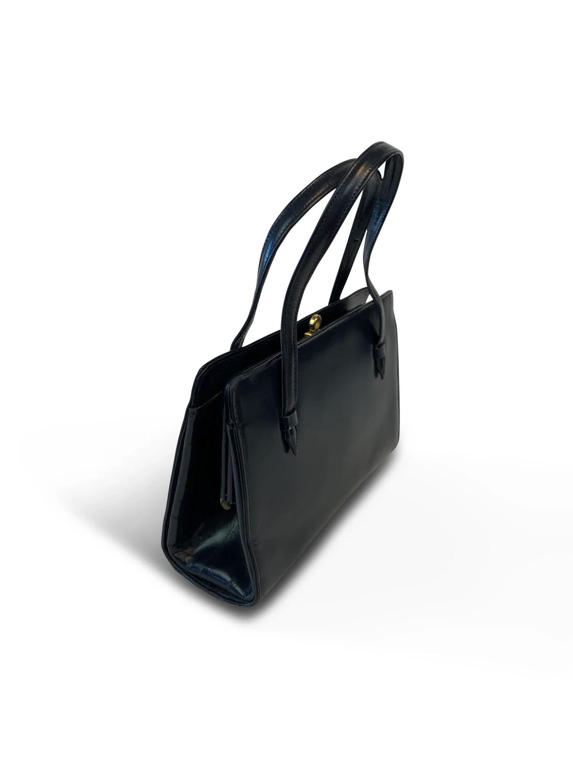 50's Leather Handbag - 90