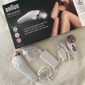 Braun Silk-expert 5 hårborttagning  - Här kan man läsa om den: https://www.pricerunner.se/pl/76-3308602/Haarborttagning/Braun-Silk-expert-5-BD5009-priser  Allt finns dvs kartong, sladdar, instruktioner. Gratis elborste! Nypris 3713kr Säljer för 1800kr