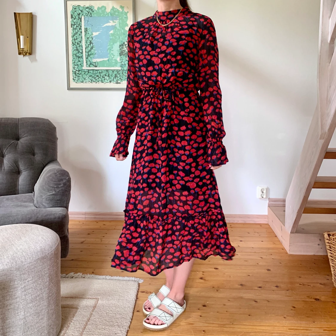 Långklänning med Vallmo JUST Female M - 90