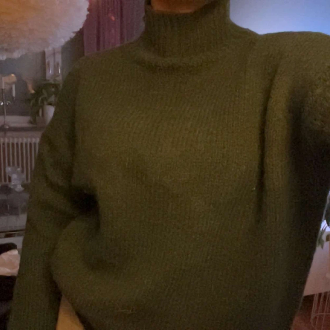 Stickad polotröja  - 90