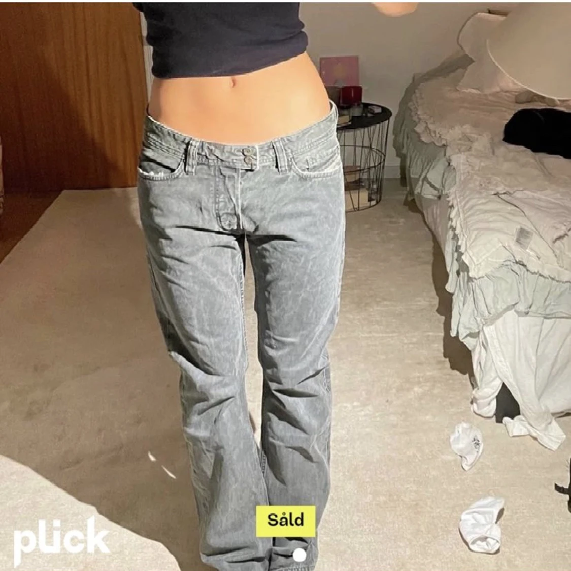 Lågmidjade jeans