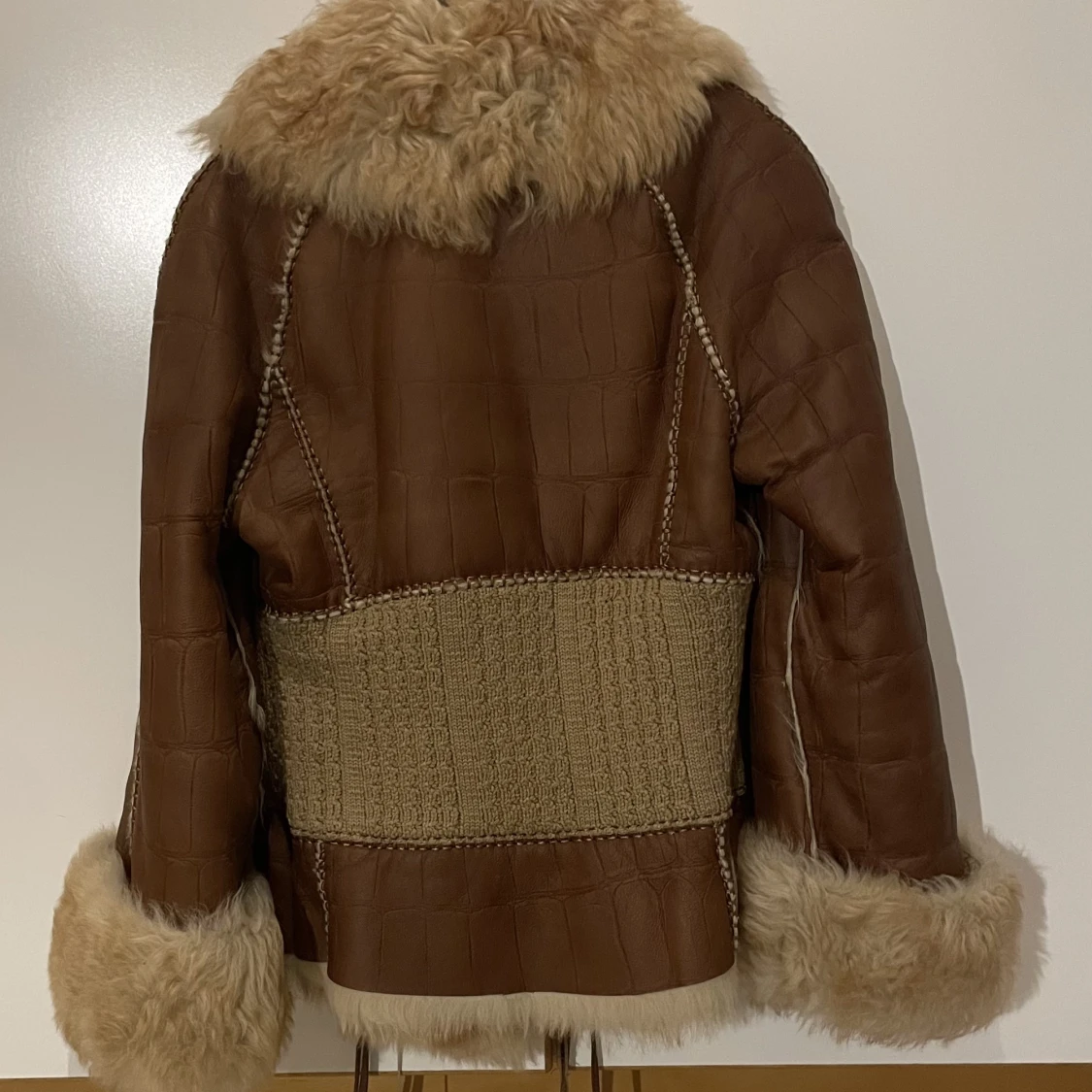 Roberto Cavalli skinnjacka med vinterpäls - 90