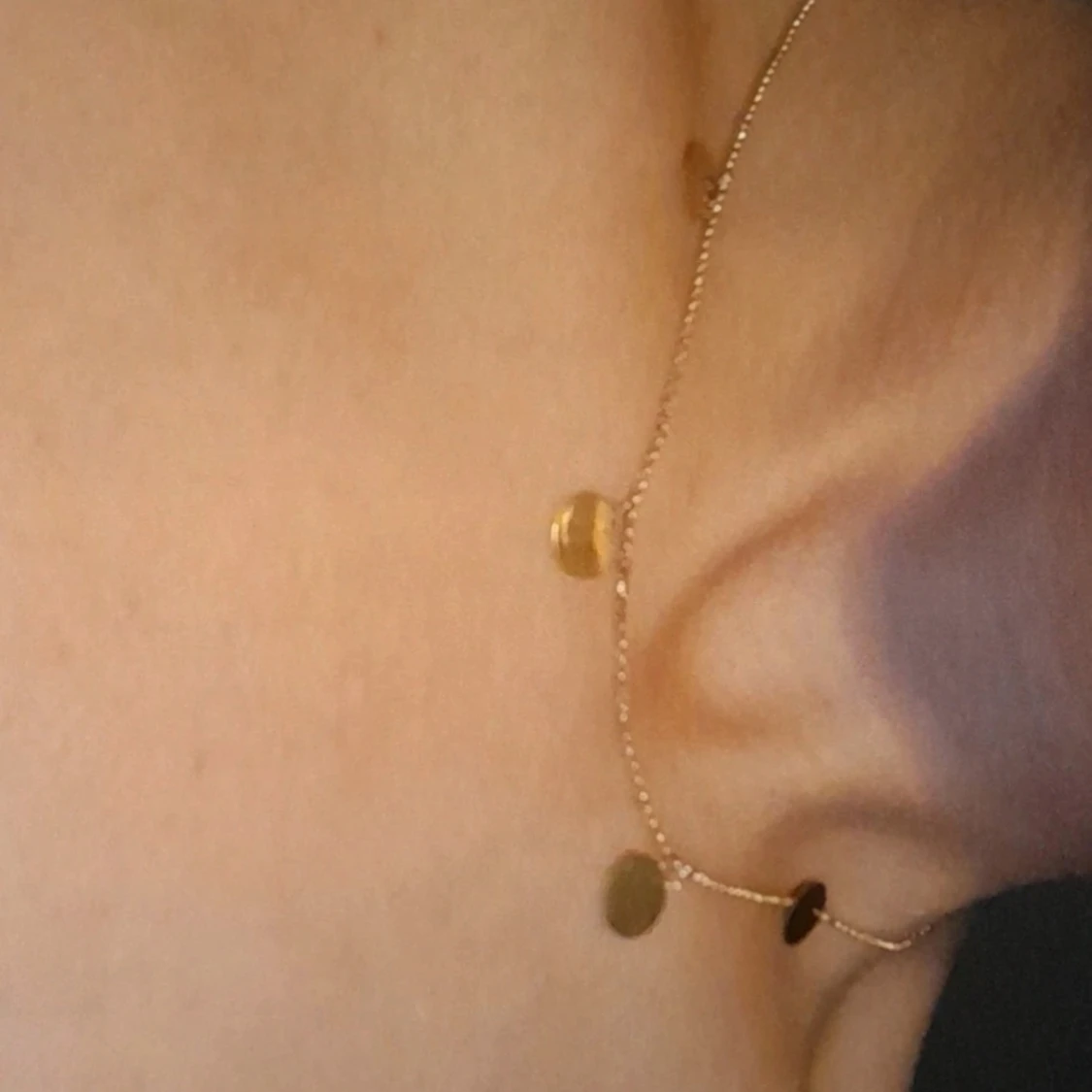 Sexy chic real gold necklace  - 90