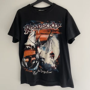 Graphic Tee - Band t-shirt med riktigt snyggt tryck. Tröjan saknar lapp och därför står det ingen storlek, skulle däremot säga att det är ungefär en size S. Förutom lappen är tröjan i acceptabelt skick. 