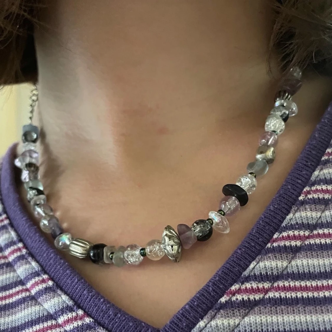 Flourit-halsband - 91