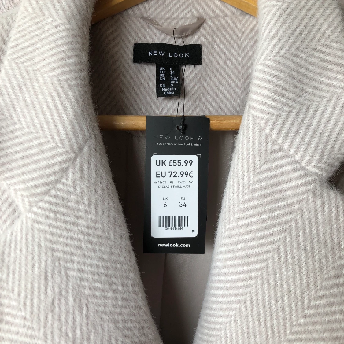 Newlook coat beige/grå - 90