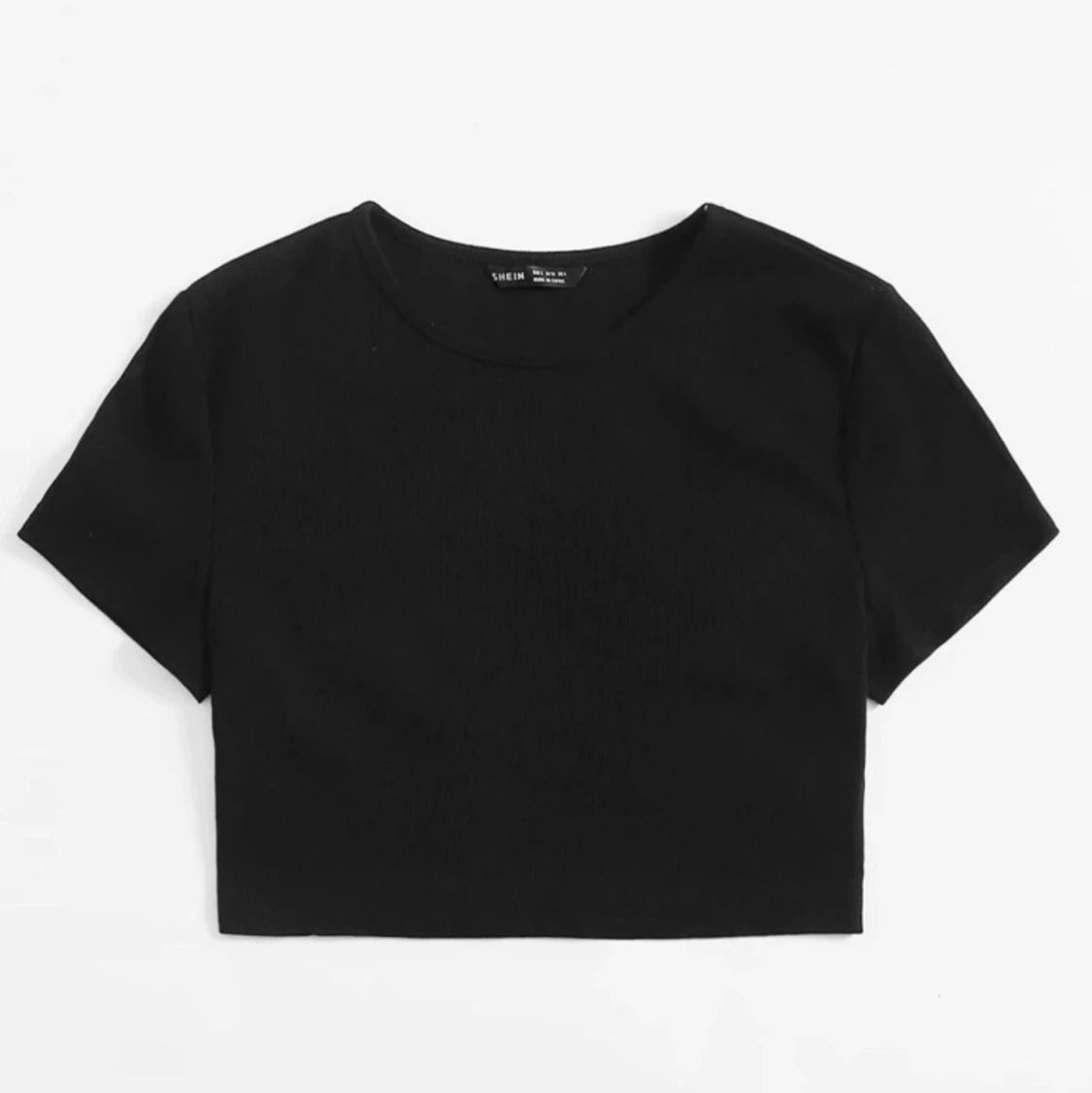 Svart croptop 