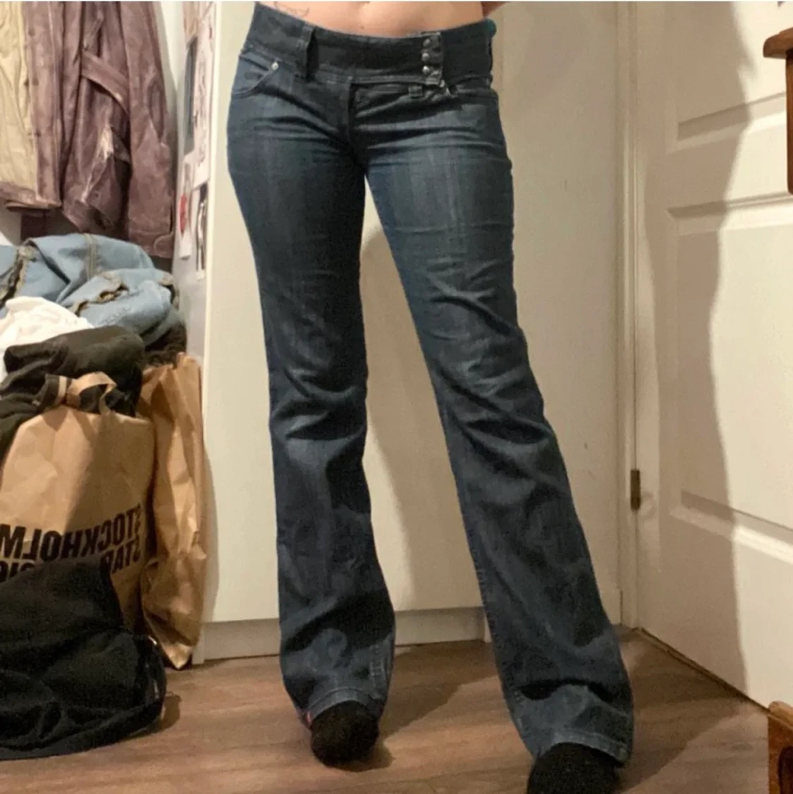 Lågmidjade jeans Esprit