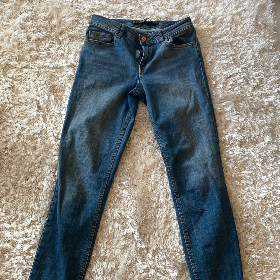 Lågmidjade skinny jeans  - 90