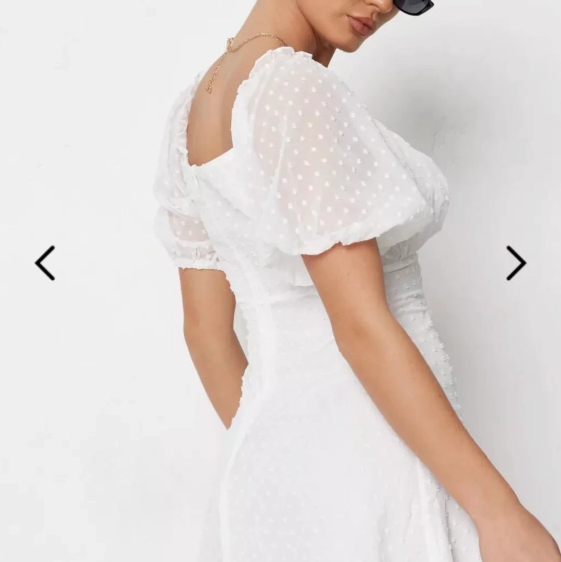 Vit studentklänning 36 - 91