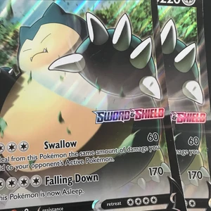 POKEMONKORT SNORLAX - 2 st stora pokemonkort som säljs! Snorlax! Kan fraktas!! :)