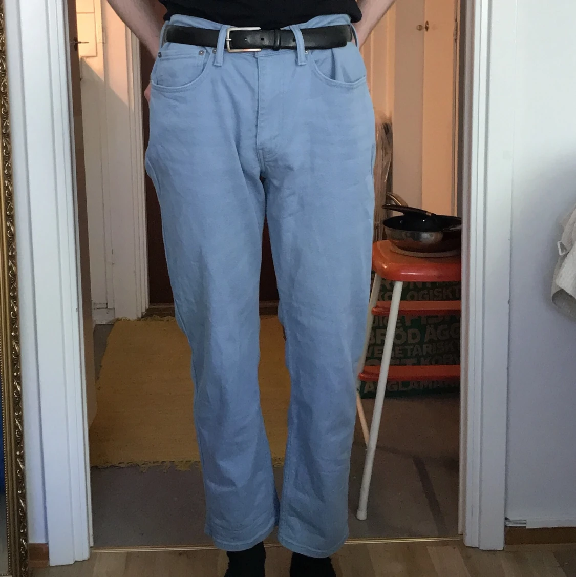 Ljusblå Levi’s 514 - rak passform  - 91